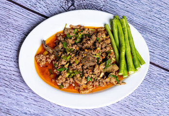 Thai Food Spicy Salads and Pork Dishes 