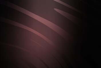 Dark Pink vector background with lines.