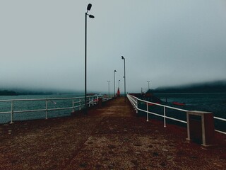 paradero de lanchas, isla mancera, sur de Chile