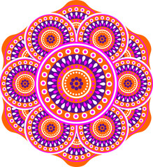 Fototapeta premium ornamental round ornared, art, yellow, circle, decoration, seamless, blue, abstract, floral, colorful, mandala, geometric, pattern, design, flower, illustration, green, wallpaper, decorative, kalement