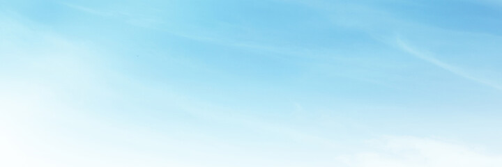 Blue sky with white cloud. The summer heaven is colorful clearing day Good weather and beautiful nature in the morning.