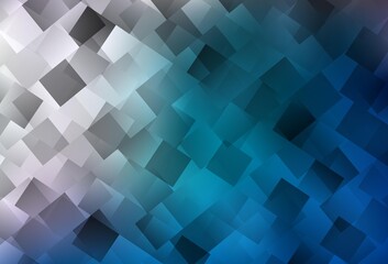 Light BLUE vector template with rhombus.