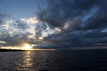Obraz premium Sunset at Lake 