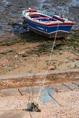 Fishing boats on the shore