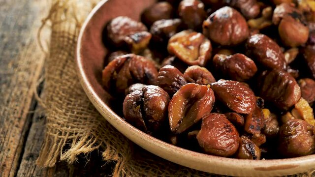 grilled chestnut- autumn dish