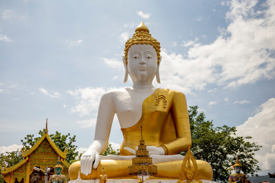 The very big image of Buddha in north of Thailand