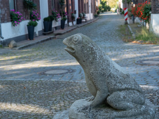 Der Ort Krudenburg an der Lippe