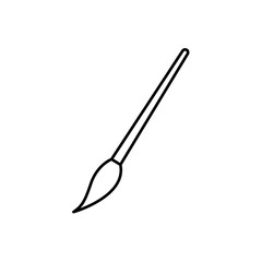 painting brush line icon