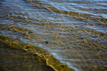 water in the water creating beatiful waves