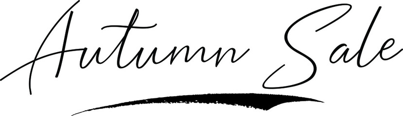 Autumn Sale Handwritten Font Calligraphy Font For Sale Banners Flyers 
and Templates