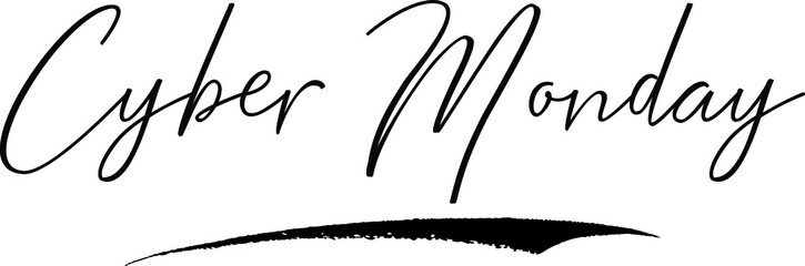 Cyber Monday Handwritten Font Calligraphy Font For Sale Banners Flyers 
and Templates