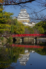 Fototapeta premium The beautiful castle of Himeji (Japan)