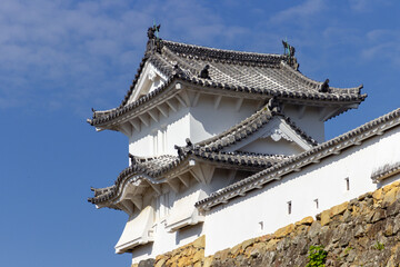 Fototapeta premium The beautiful castle of Himeji (Japan)