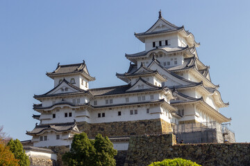 Naklejka premium The beautiful castle of Himeji (Japan)