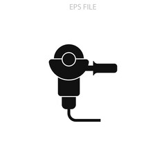 Grinders icon for your website, logo, app, UI, product print. Grinders icon concept flat Silhouette vector illustration icon. EPS vector file