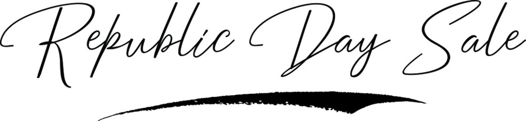 Republic Day Sale Handwritten Font Calligraphy Font For Sale Banners Flyers 
and Templates