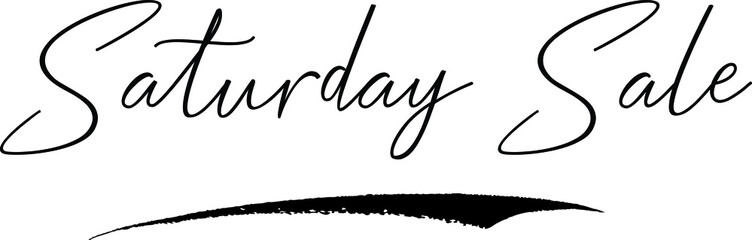 Saturday Sale Handwritten Font Calligraphy Font For Sale Banners Flyers 
and Templates