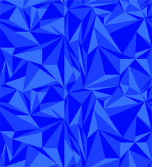 Biue Polygonal Mosaic Background, Low Poly Style, Vector illustration, Business Design Templates