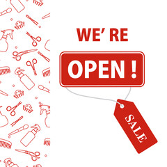 Reopen Hairdressing tools store Shop Sale Discount