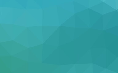 Fototapeta premium Light BLUE vector abstract polygonal cover. Glitter abstract illustration with an elegant design. Polygonal design for your web site.