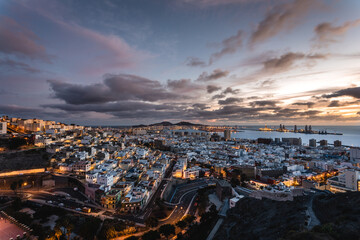 The capital of Gran Canaria.