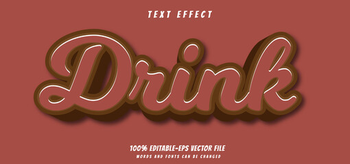 text effect editable vector file text design vector