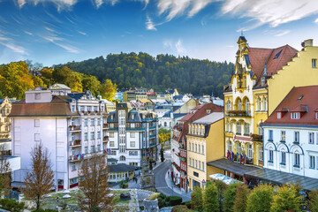 View of Karlovy Vary, Czech republic