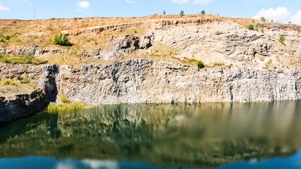 Emeralds Lake in Racos, Romania