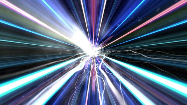 Abstract Cyberspace Animation Background, Loop, 4k
