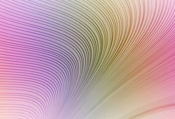 Light Multicolor vector texture with wry lines.