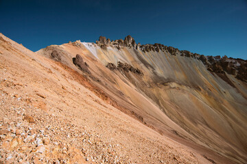 volcano crater erosion