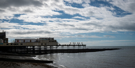 Fototapeta premium Aberystwyth, Ceredigion, West Wales, UK, popular tourist destination