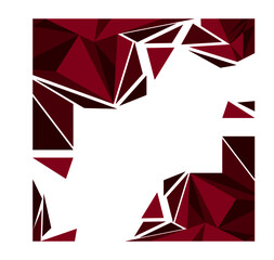 vector geometric polygonal abstract background with triangles.