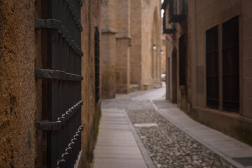 Street of Cáceres old town, UNESCO World Heritage City, Extremadura, Spain