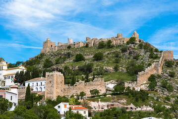 Fototapeta premium view of the castle of Moclin