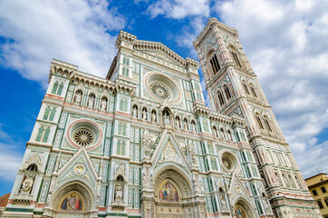 Fototapeta premium Florence Cathedral facade, Italy