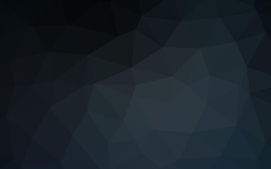 Dark BLUE vector polygonal template. Colorful abstract illustration with gradient. Completely new template for your business design.