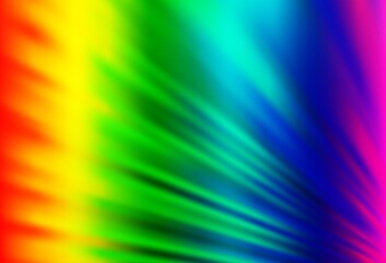 Light Multicolor, Rainbow vector texture with colored lines.