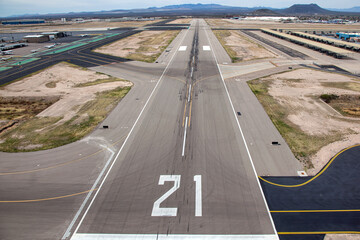 Arriving Tucson Runway 21 in 2013