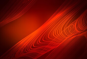 Dark Red vector glossy abstract backdrop.