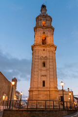 Fototapeta premium Clock tower in Aguilar de la Frontera, Cordoba
