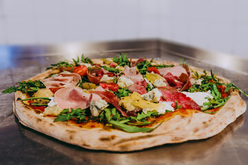 food photos italian pizza duck chicken