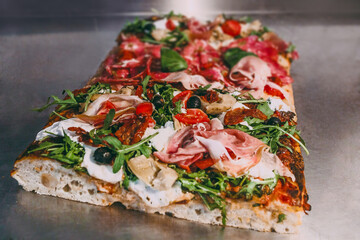 food photos italian pizza duck chicken © Karolina