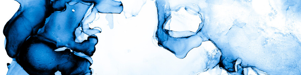 Abstract Blue and White Backdrop. Azure