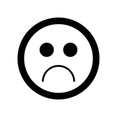 angry icon emoji black vector