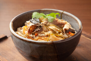 炙り鯖の炊き込みご飯