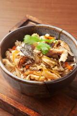 炙り鯖の炊き込みご飯