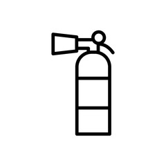Fire Extinguisher Icon Design Vector Template Glyph And Outline Style