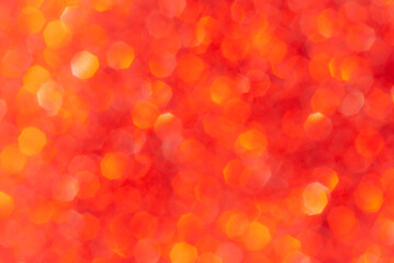 abstract red bokeh background from glitter