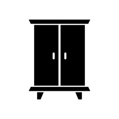 Cupboard,Wardrobe Icon Design Vector Template Illustration